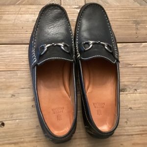Peter Millar Brown Horsebit Driving Loafer Shoes